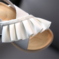 Korean lotus leaf sandals for girls