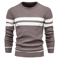 Men's Pullover Multi-color Round Neck Men's European-style Plus Size Sweater