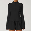 Quick-drying Breathable Long-sleeve Zipper Top Sports Running Cool Feeling Coat