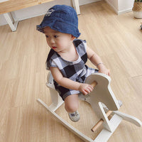Children's casual sleeveless two-piece suit