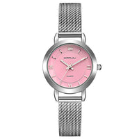 Women's Watch Small Quartz Steel Mesh Belt