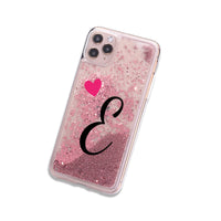 26 English letters with flower phone case