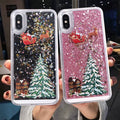 Compatible With  , Santa Claus Christmas Tree Quicksand Shell