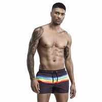 With Inner Lining Can Be Launched Loose Running Sports Fitness Three-quarter Pants