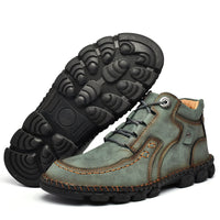 Retro British leather boots