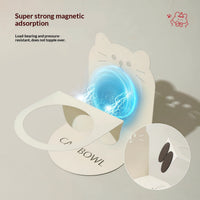 Ceramic Cat Food Cat Magnetic High-legged Cat Bowl Stand Cat Food Bowl Cervical Spine Protection Dog Bowl
