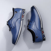 Trendy Men's Casual British Low-top Leather Shoes