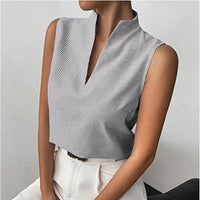 Fashionable V-neck Street-style Trendy Personalized Sexy Chic Slim-fit Top