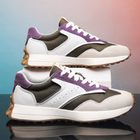 Men's Leather Stitching Sports Casual Shoes