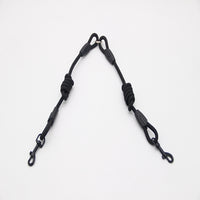 Double traction rope dog walking training