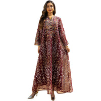 Fashion Mesh Embroidery Patchwork Womens Dress