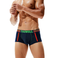 Cotton And Black Convex Matte Mesh Combination Comfortable New Men's Boxer Simple Suit