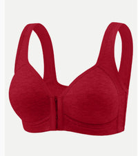 Front Button Underwear Large Size Push Up European And American Bra