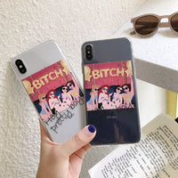 Compatible with Apple , Female funny princess phone case