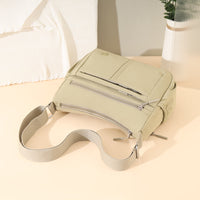 Large-capacity Casual Bag A Multi-compartment Fabric Shoulder Or Crossbody Bag
