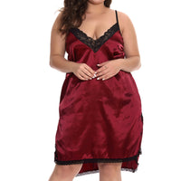 Fat MM sexy pajamas plus size suspenders skirt nightdress