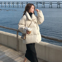 Women's Short Loose Down Cotton-padded Jacket