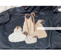 Women's Versatile Casual Blended Jacquard Embroidered Long-sleeve Sweater