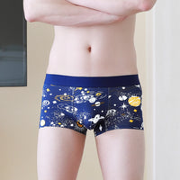 New Individual Breathable Men's Underwear Soft Comfortable Boxers Youth Fashion Boxer