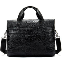 Cowhide computer bag