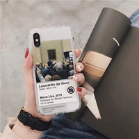 Transparent shatter-resistant mobile phone case