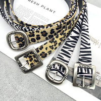 Leopard Print Snake Print Belt New Simple Style Waist