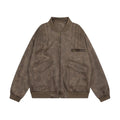 American Retro Workwear Baseball Uniform Jacket Men