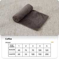 Summer Coral Fleece Blanket For Dogs Sleeping Pets