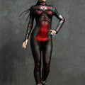 Women's Muscle Mecha Colorful Tight Jumpsuit