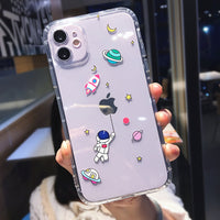 Cartoon creative astronaut phone case