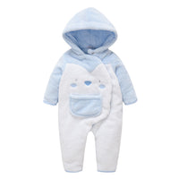 Long sleeve hooded romper