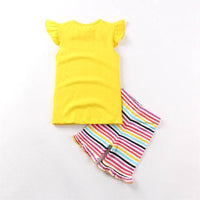 Girls' Embroidered Short Sleeve Children's Suit Short Sleeve