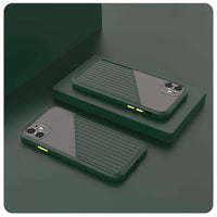 Frosted lens protection phone case