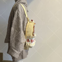 Strawberry Cream Cake Plush Backpack
