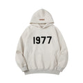 Men's Three-dimensional Alphabet Plus Velvet Hoodie Coat