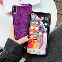 Marble burst mobile phone case