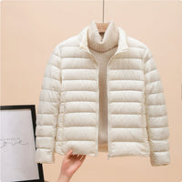 Womens Lightweight Padded Short Down Jacket