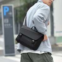 Men's Shoulder Bag Business Travel Messenger Bag Large Capacity