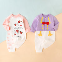 Long-sleeved Romper Girl Baby Clothes Autumn Suit