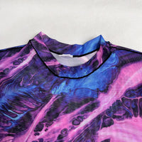 Tie-dye Underwear Jumpsuit Tight Outer Wear