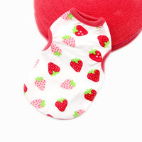 Candy-colored Pet Springsummer Thin Cotton Printed Vest