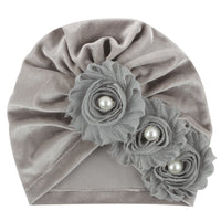 Baby Solid Color Flower Hat