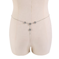 Rhinestone Body Waist Chain European And American Sexy Ornament