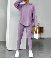 Relaxed Hooded Stylish And Chic Pants Set