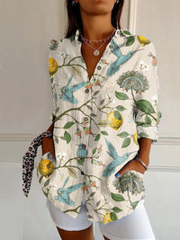 Women's Fashion Summer Pattern Printed 3D Shirt
