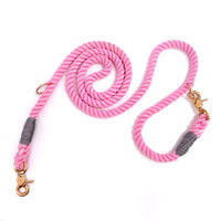 Cotton Segment Dyed Pet Hand Holding Rope Multifunctional