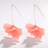 Exaggerated Three-dimensional Petal Flower Earrings