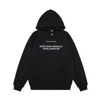 Fashion American Letters Embroidered Hoodie Men