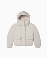 Detachable Hooded Zip-up Cotton Coat
