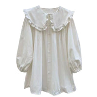 Plus Size New Full-figured Women's Blouse Long Sleeve Shirt Loose Slim Fit